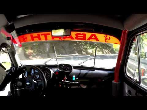 Onboard-Aufnahme beim ADAC Weser Bergpreis 2022 - Abarth 1000 TC